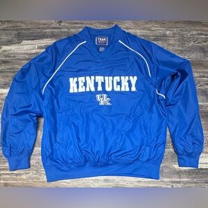 Kentucky Wildcats Pullover - UK Y2K Blue Nylon Pullover Jacket Medium - GUC